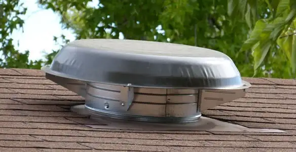 attic fan installation services with low-profile roof ventilation unit in Easton, PA