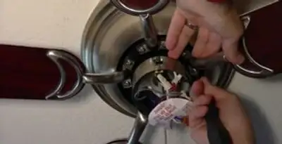 Ceiling fan installation with electrical wiring and mounting by professional electrician in Easton, PA