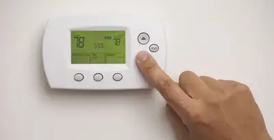 Digital thermostat installation with precise temperature programming in Easton, PA