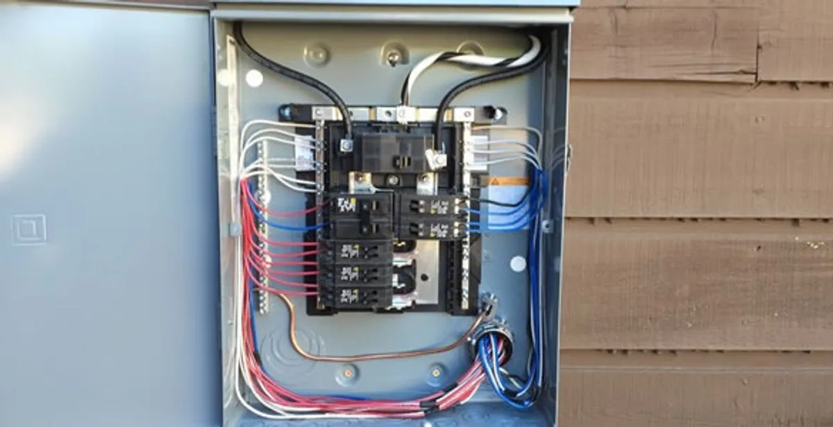 electrical panel upgrade service featuring newly installed electrical panel wired by licensed electricians in Easton, PA