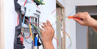 electrician services performing residential electrical panel wiring in Easton, PA