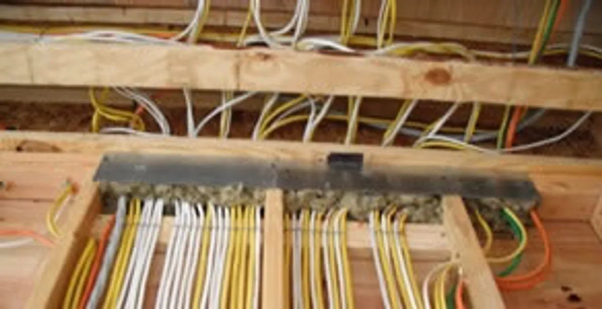 new construction wiring services with organized electrical rough-in performed by licensed electricians in Easton, PA