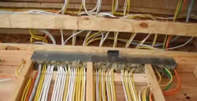 new construction wiring services with organized electrical rough-in performed by licensed electricians in Easton, PA