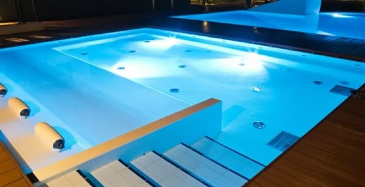 pool light installation and repair services providing modern illuminated pool lighting in Easton, PA