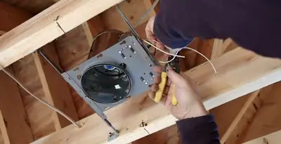 Professional recessed lighting installation with electrical wiring by licensed electricians in Easton, PA