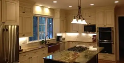 Recessed lighting installation enhancing interior lighting by professional electricians in Easton, PA