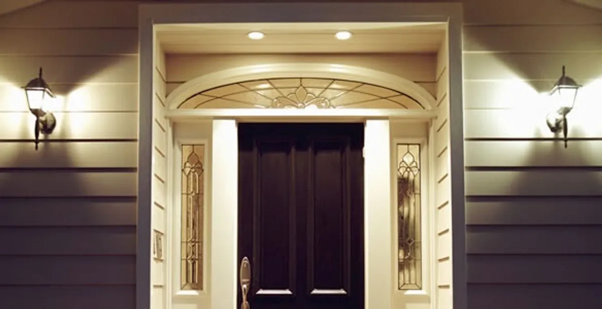 security light installation services with professionally installed entryway lighting in Easton, PA