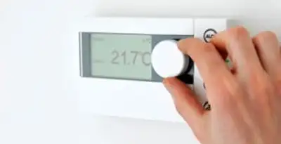 Thermostat installation service with professional adjusting temperature control in Easton, PA