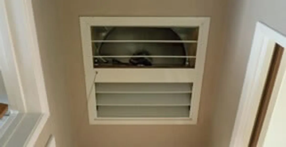 whole house fan installation services with ceiling-mounted ventilation system in Easton, PA